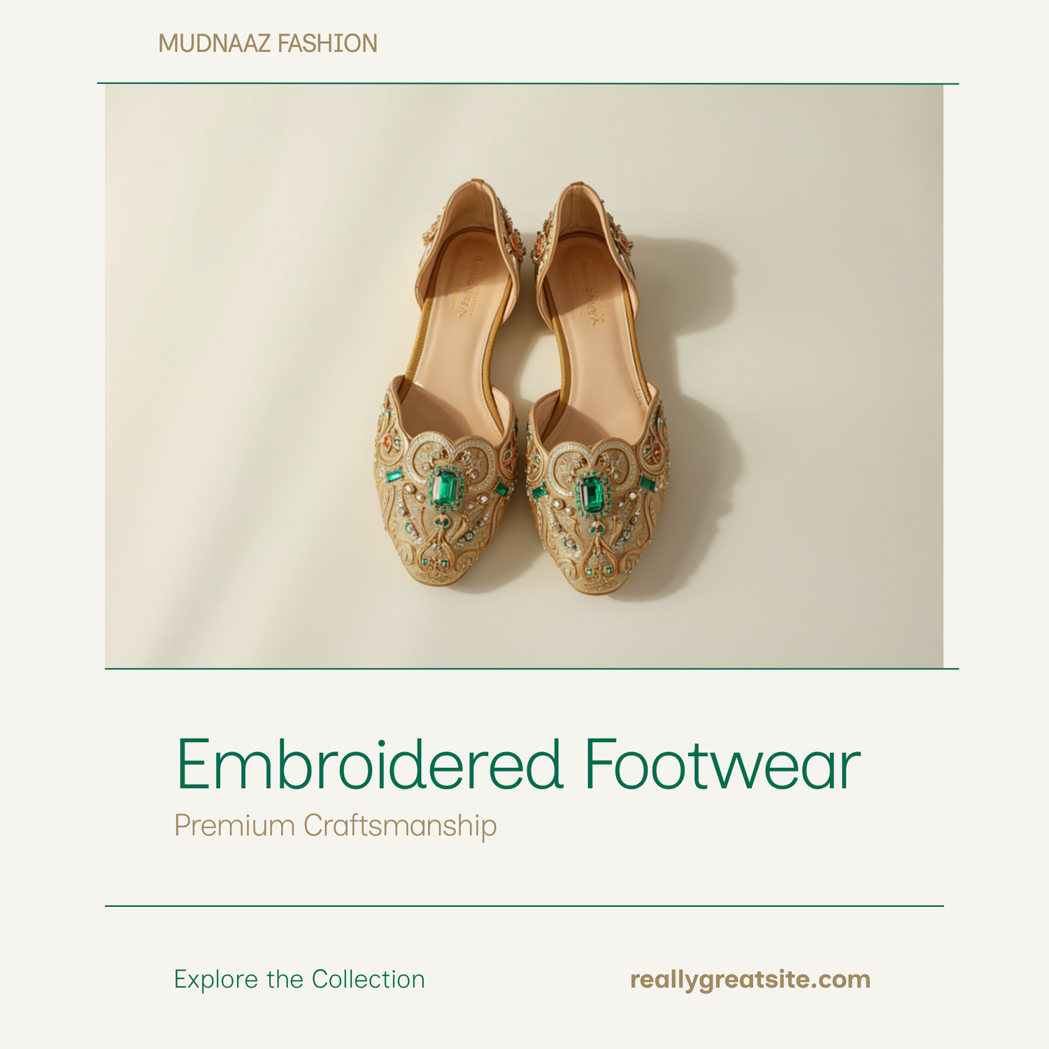 Embroidered Footwear