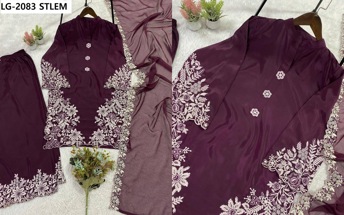 LG 2083 Pakistani Suit (XL-XXL) - MUDNAAZ Fashion - view 5