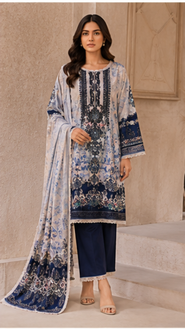 Jade Crimson 15 Pakistani Suit - MUDNAAZ Fashion - view 13