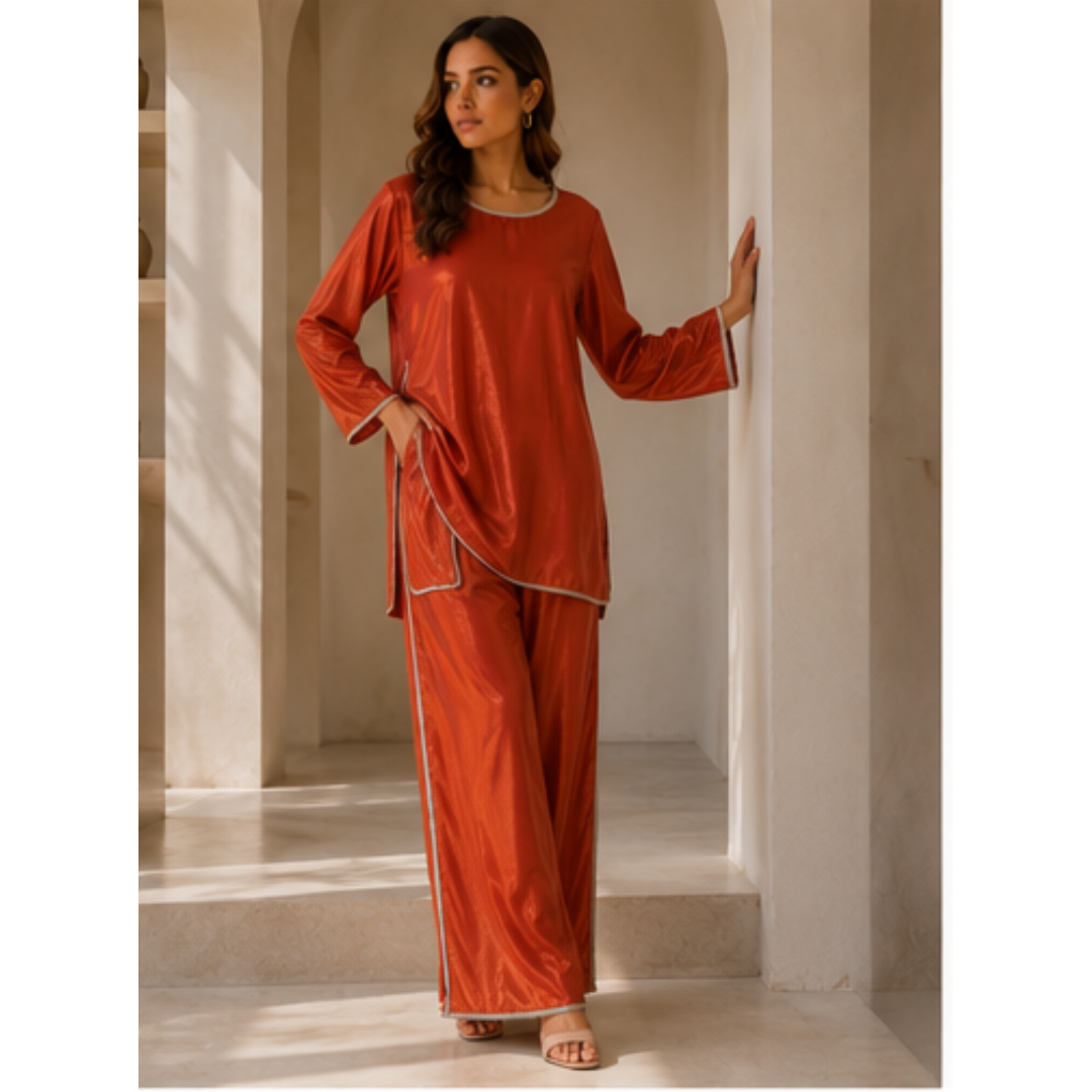 Hania Amir Silk Dress Lace Pattern - MUDNAAZ Fashion - view 11