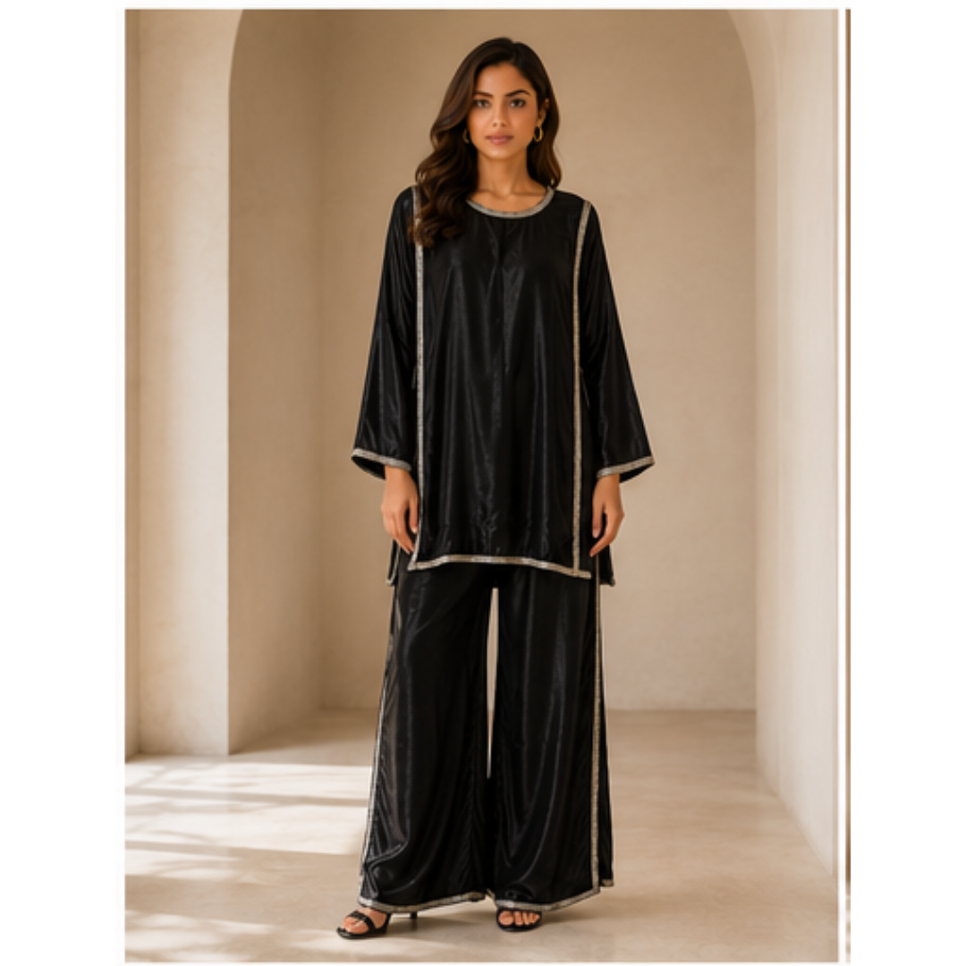 Hania Amir Silk Dress Lace Pattern - MUDNAAZ Fashion - view 7