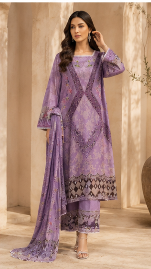 Jade Crimson 15 Pakistani Suit