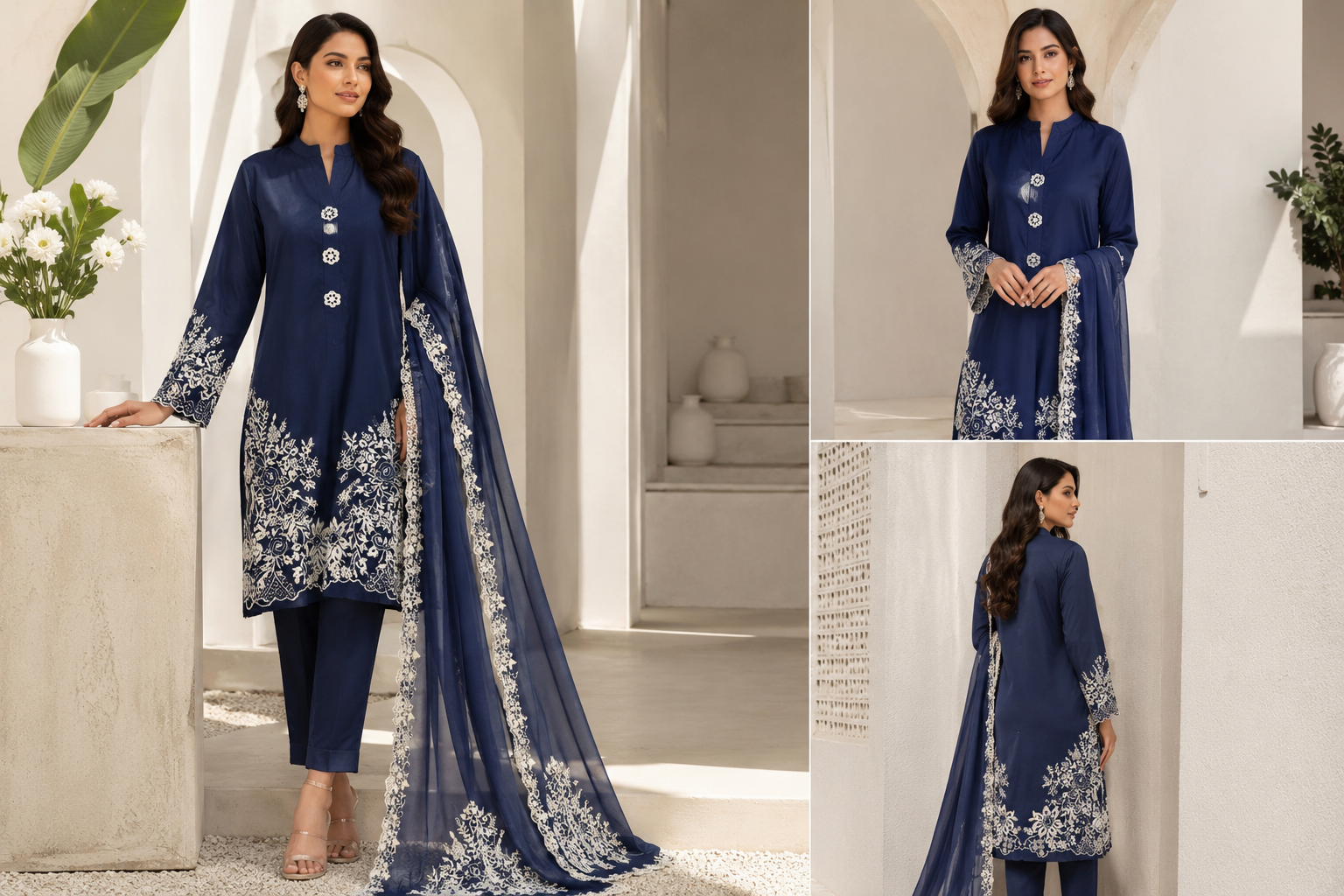 LG 2083 Pakistani Suit (XL-XXL) - MUDNAAZ Fashion - view 1