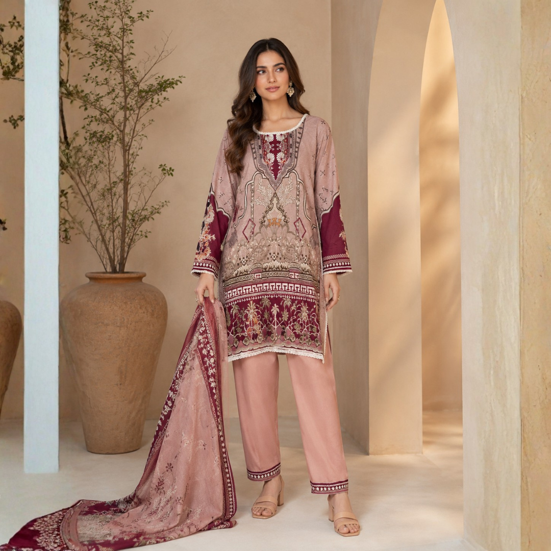 Zulfat Vol 3 Pakistani Suit (XXL) - MUDNAAZ Fashion - view 6