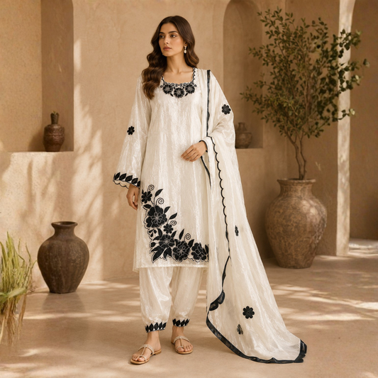Maryam Farsi Salwar Pakistani Suit - MUDNAAZ Fashion - view 1
