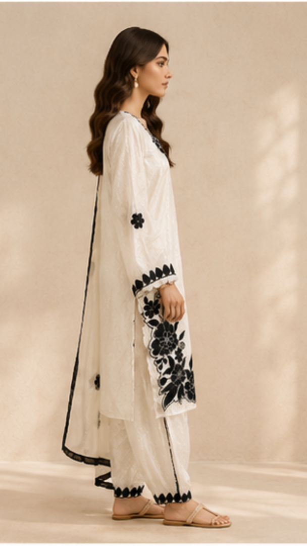 Maryam Farsi Salwar Pakistani Suit - MUDNAAZ Fashion - view 4