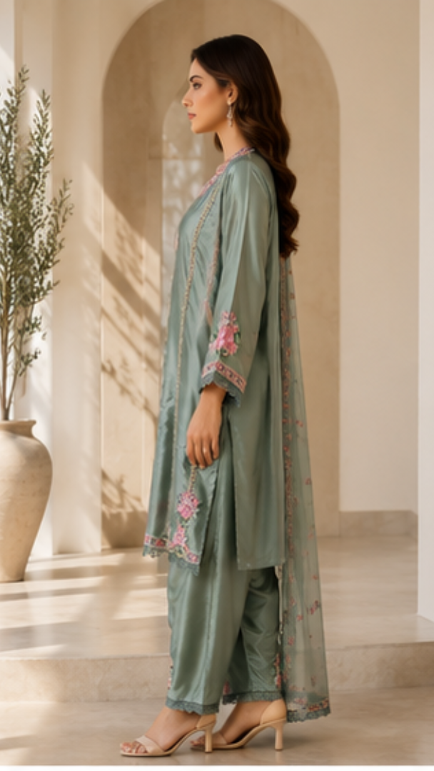 Gulabo Farsi Salwar Pakistani Suit - MUDNAAZ Fashion - view 4