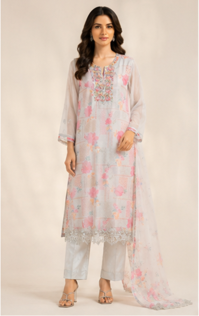 DES DN 2950 Pakistani Suit - MUDNAAZ Fashion - view 2