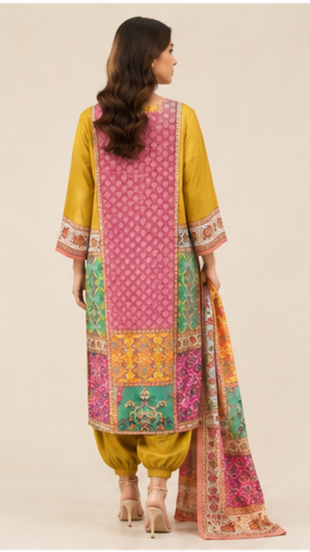 DES OM 759 Pakistani Suit - MUDNAAZ Fashion - view 2
