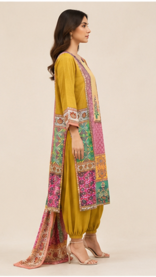 DES OM 759 Pakistani Suit - MUDNAAZ Fashion - view 4