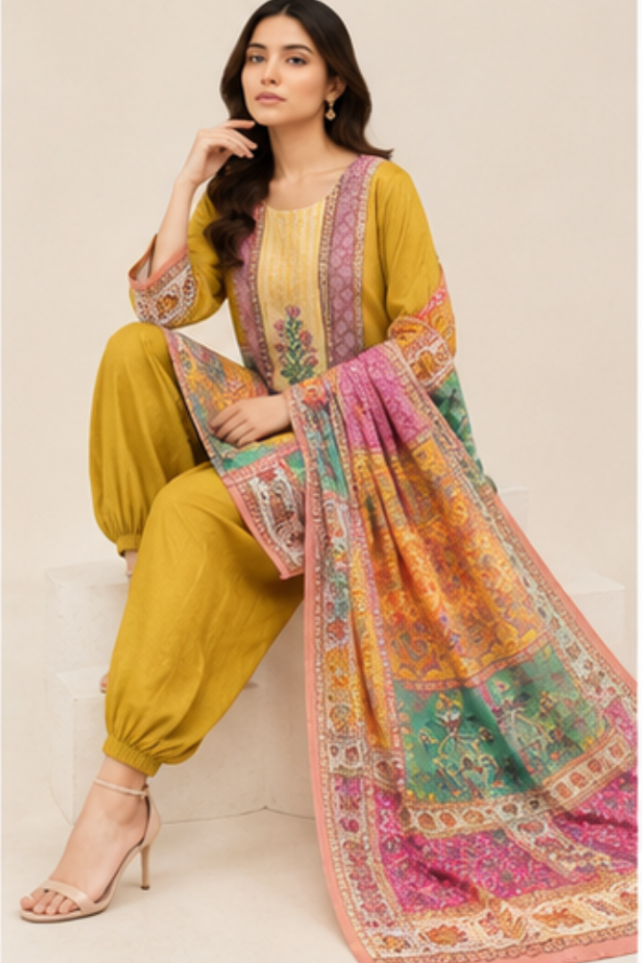DES OM 759 Pakistani Suit - MUDNAAZ Fashion - view 7