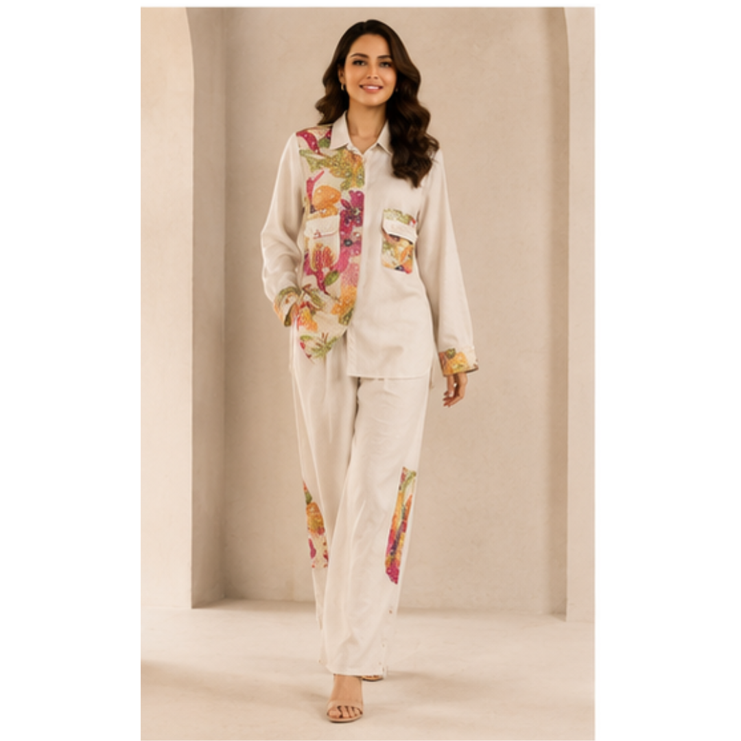 Khadi Co-ord Set - MUDNAAZ Fashion - view 2
