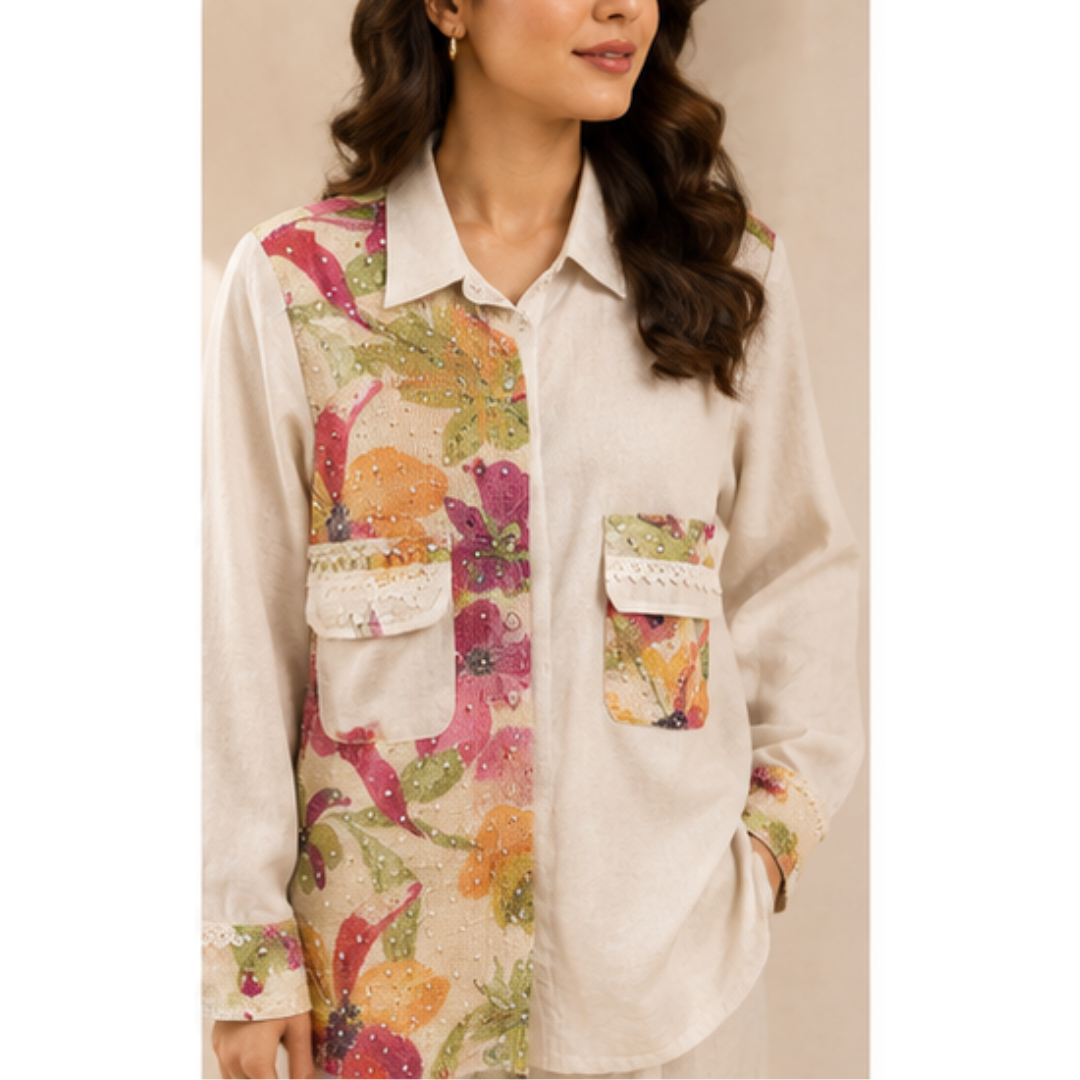 Khadi Co-ord Set - MUDNAAZ Fashion - view 6