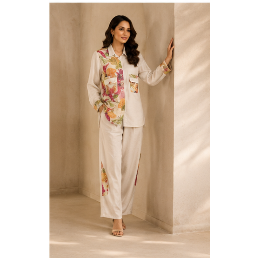 Khadi Co-ord Set - MUDNAAZ Fashion - view 7