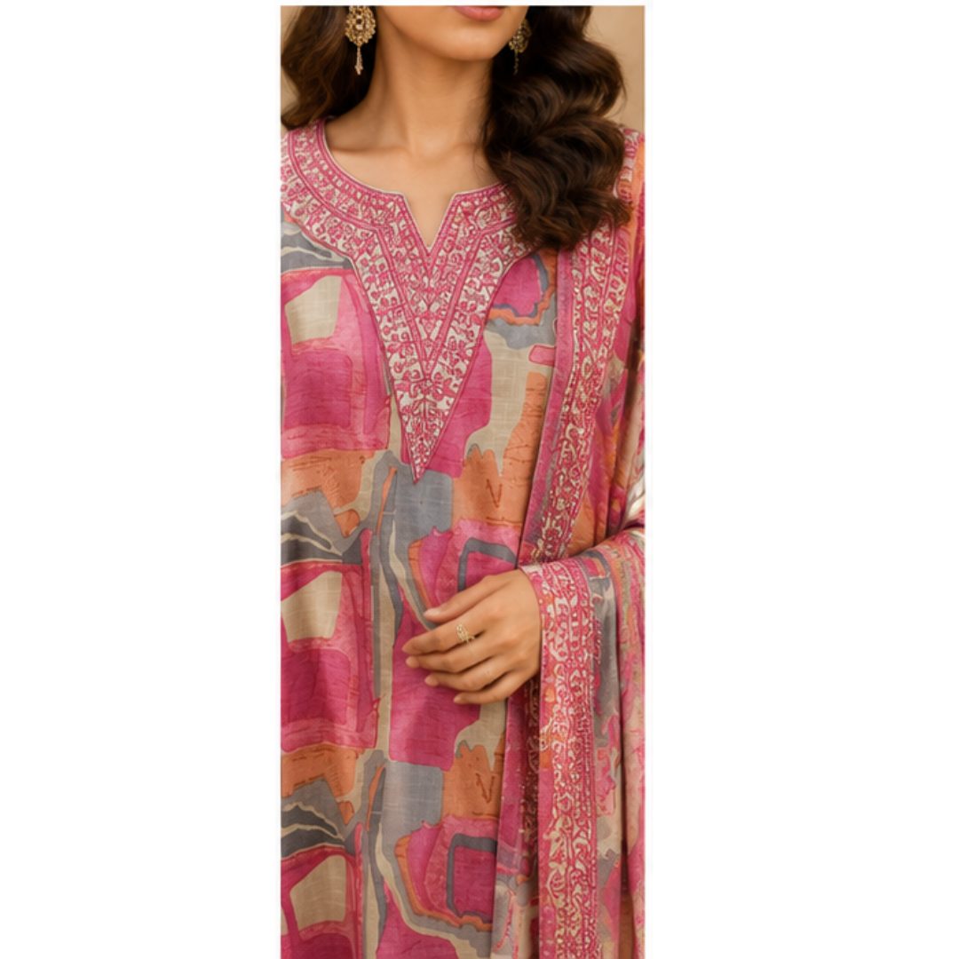 HKC 4100 3 Pcs Kurti Set - MUDNAAZ Fashion - view 6