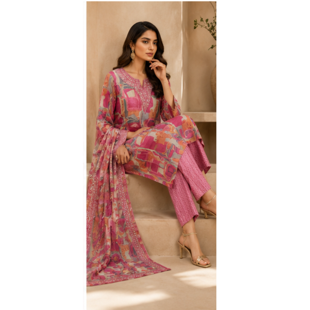 HKC 4100 3 Pcs Kurti Set - MUDNAAZ Fashion - view 7