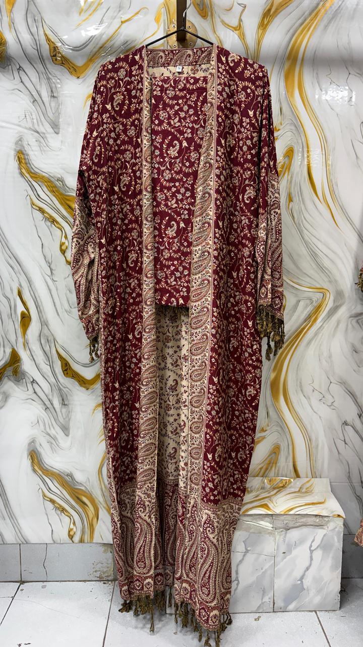 Pashmina Authentic Dubai Abaya - MUDNAAZ Fashion - view 6