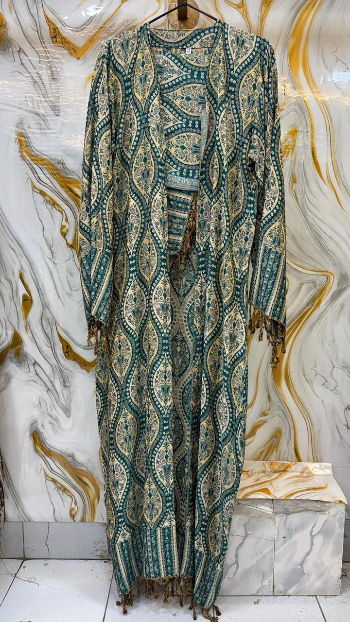 Pashmina Authentic Dubai Abaya - MUDNAAZ Fashion - view 1