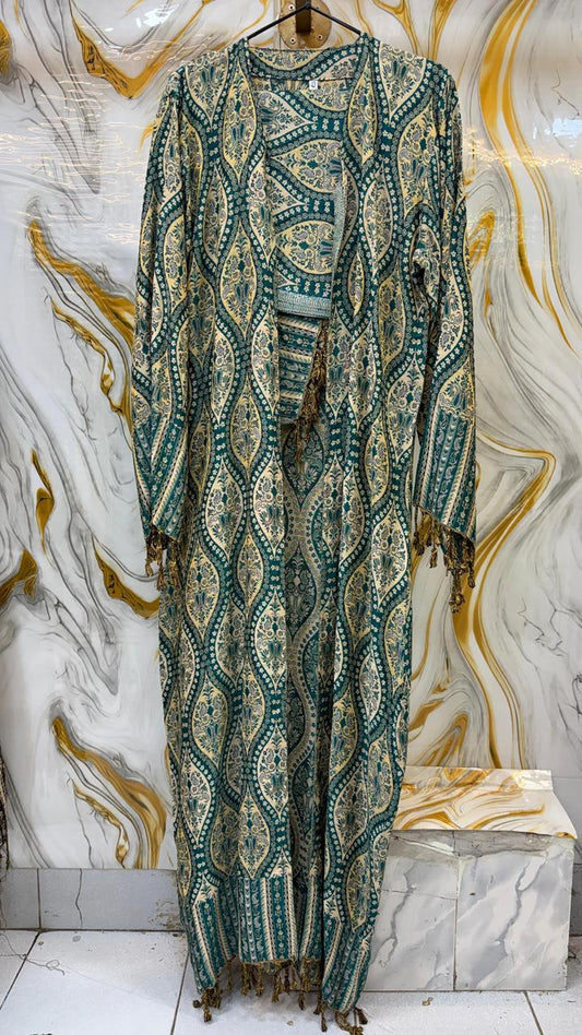 Pashmina Authentic Dubai Abaya - MUDNAAZ Fashion - view 1