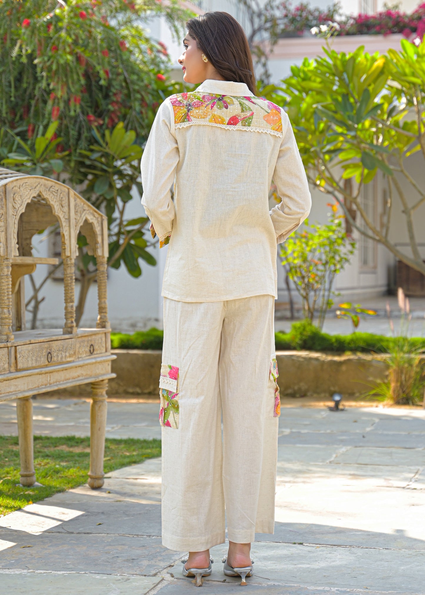Khadi Co-ord Set - MUDNAAZ Fashion - view 10