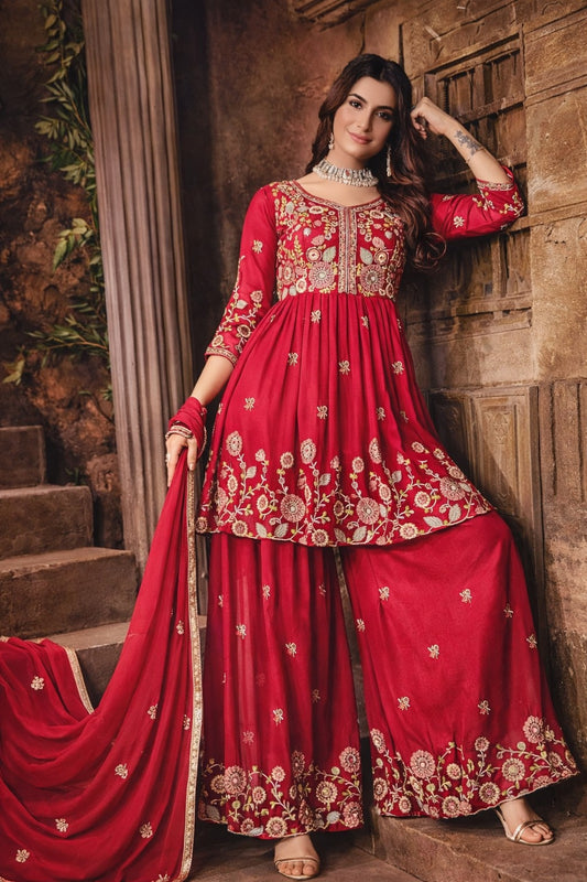 Himangi Sharara 3Pc Set - MUDNAAZ Fashion - view 1