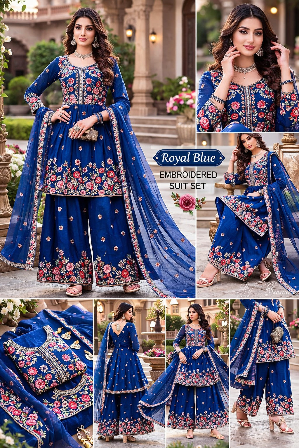 Himangi Sharara 3Pc Set - MUDNAAZ Fashion - view 4