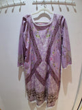 Lavender Cotton Lawn Pakistani Suit - Elegant Ethnic Wear